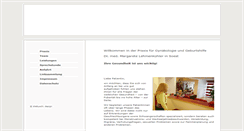 Desktop Screenshot of gynaekologie-soest.de